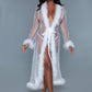 BW1650 Marabou Robe